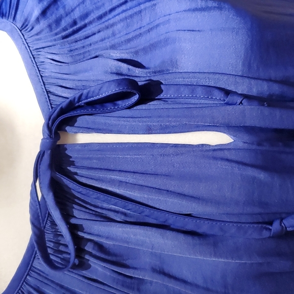 Royal Purple silky blouse - Picture 2 of 6